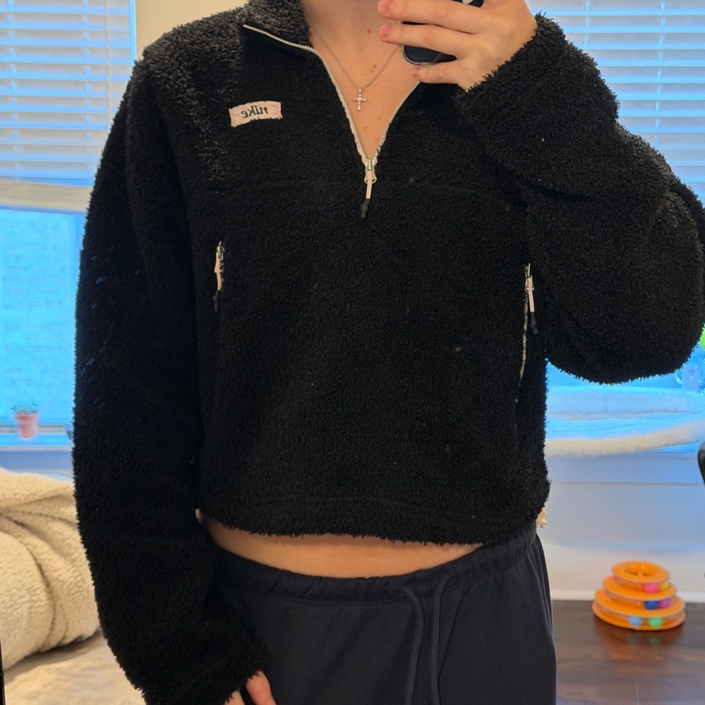 Nike Black Fleece Jacket with Zip Pockets